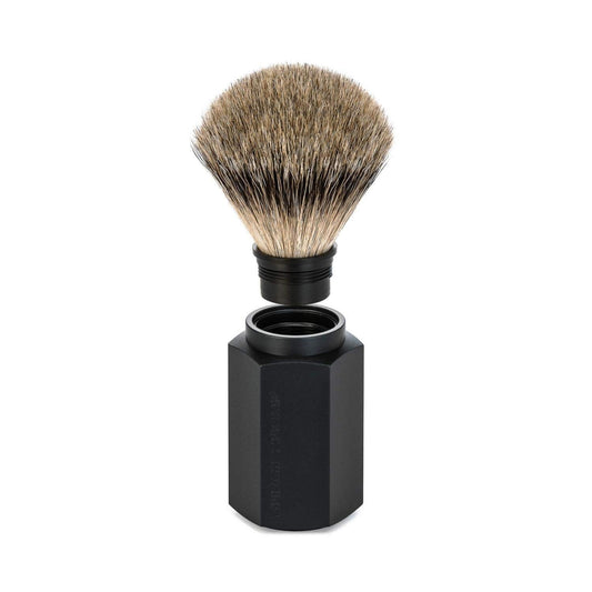 Mühle Hexagon Graphite Silvertip Badger Shaving Brush : Beauty & Personal Care
