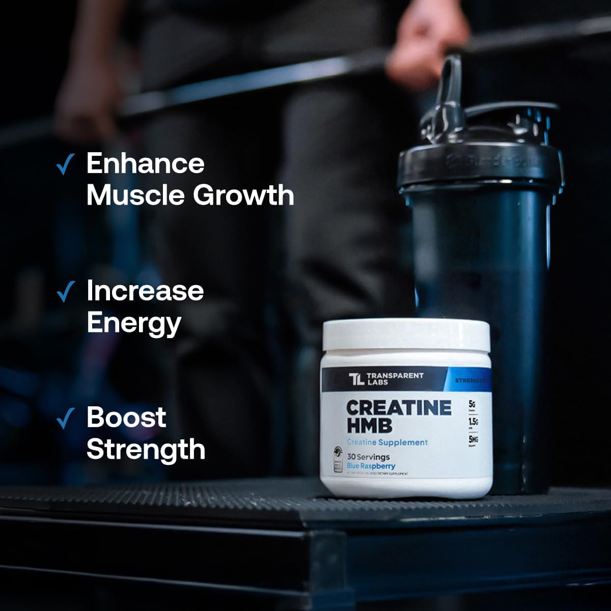 Transparent Labs Creatine Hmb - Creatine Monohydrate Powder With Hmb For Muscle Growth, Increased Strength, Enhanced Energy Output, And Improved Athletic Performance - 30 Servings, Tropical Punch : Health & Household