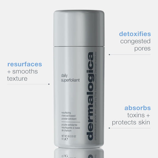Dermalogica Daily Superfoliant - Deep Pore Face Scrub - Powder Exfoliator That Gently Smoothes And Brightens Skin Fighting Triggers Known To Accelerate Skin Aging