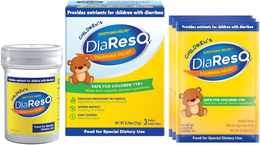 Diaresq Childrens Soothing Diarrhea Relief - 3 Packets