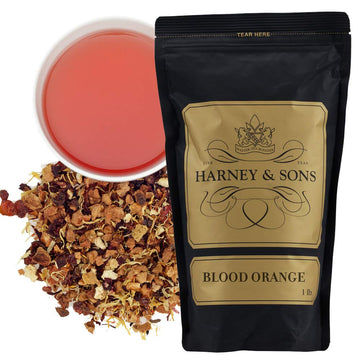 Harney & Sons Blood Orange | 16 Oz Loose Leaf Herbal Tea W Apple Pieces And Raspberry
