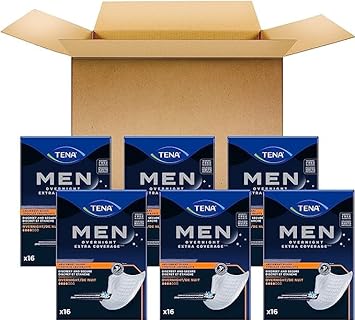 TENA Incontinence Guards for Men, Super Absorbency - 96 Count