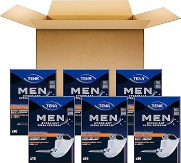 Tena Incontinence Guards For Men, Overnight Absorbency, 96 Ct