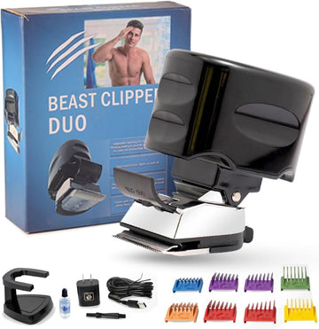 Skull Shaver Beast Clipper Duo : Ultimate Home Haircut & Grooming Kit For Men/Women - Diy Haircut,Hair Clippers, Self Haircut Tool