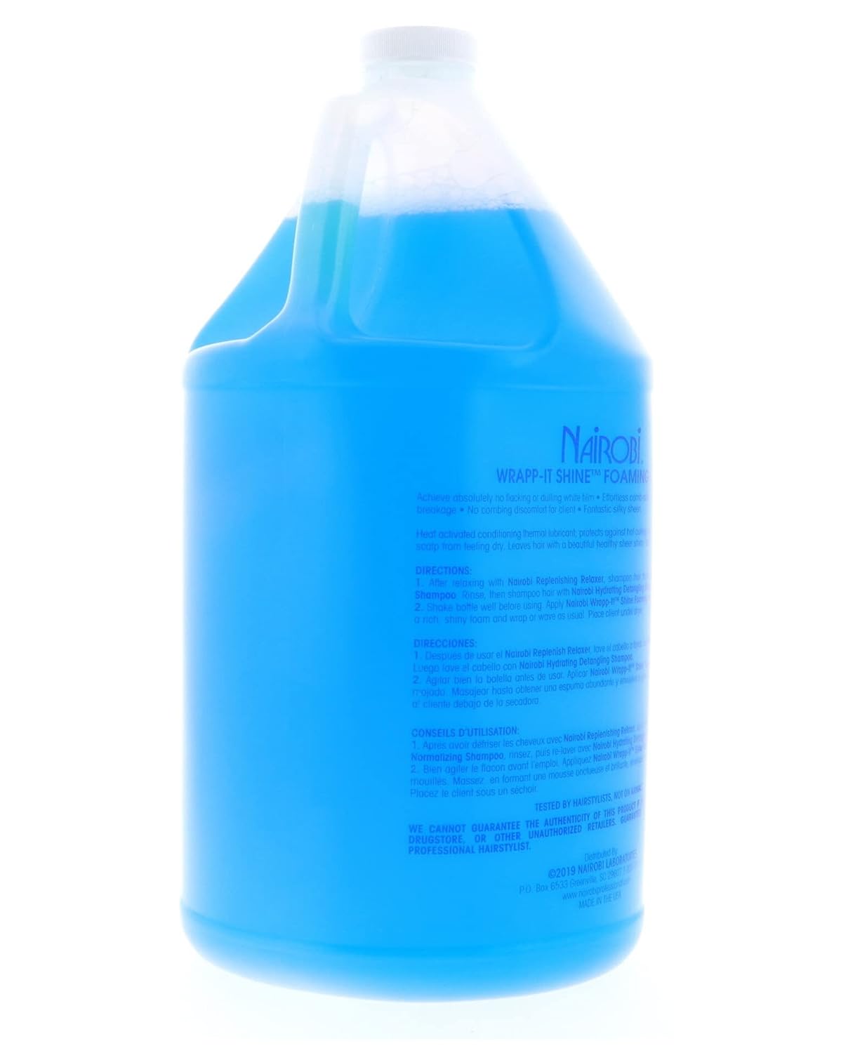 Nairobi Wrapp-It Shine Foaming Lotion For Unisex, 128 Ounce : Beauty & Personal Care