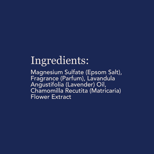 Spenser & Jensen Lavender & Chamomile Epsom Bath Salts - Epsom Salts for Soaking, Foot Care, & Self Care - for All Skin Types - Paraben Free - 3 LB (Pack of 2)