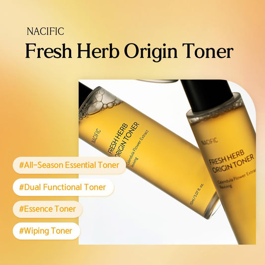 Nacific Fresh Herb Origin Facial Toner 5.07 Fl. Oz 150Ml With Vitamin B, Vitamin C Radiance Skin'S Moisture Barrier Korean Skincare For All Skin Types