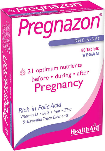 HealthAid Pregnazon - 90 Tablets
