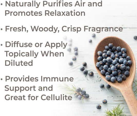 Plant Therapy Organic Juniper Berry Essential Oil 10 Ml (1/3 Oz)100% Pure, Undiluted, Therapeutic Grade