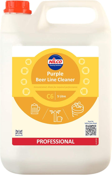 Nilco C6 Purple Beer Line Cleaner 5L - Svtn5Blc