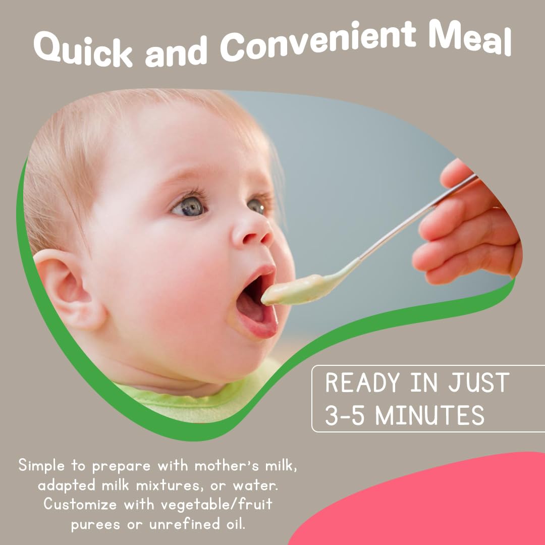 Mamuko Organic Porridge - Healthy Porridge Blend Of Spelt, Buckwheat & Rice - High Fiber Porridge With No Added Sugar, Milk & Preservatives - Organic Porridge Ideal For Toddlers - (200G & 10 Servings)