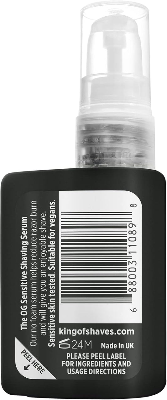 King Of Shaves Advanced Sensitive Shaving Face Serum For Men, Shaving Gel Oil Men, Pre Shave Face Serum, 50Ml