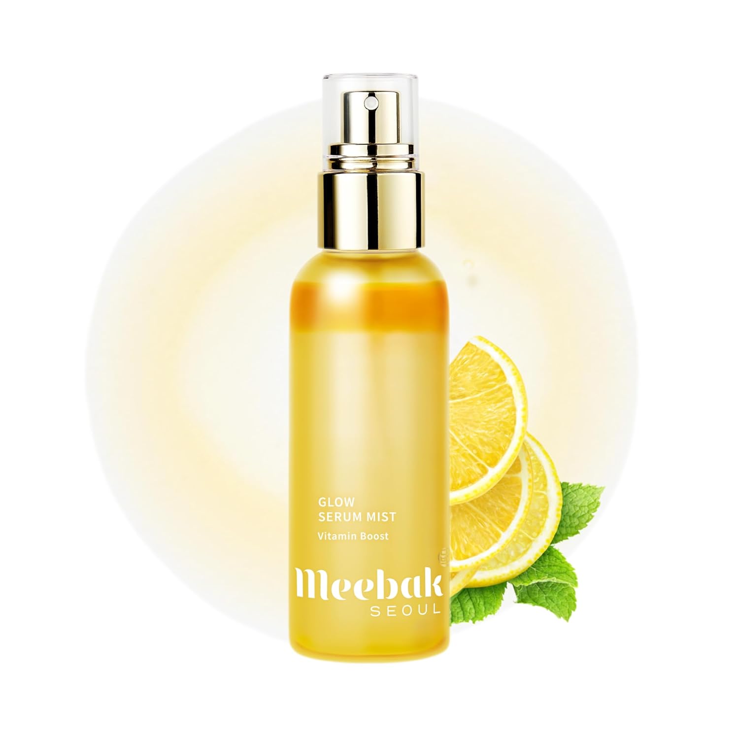 Meebak Glow Serum Mist | Hydrating Toner Spray With Yuja, Centella Asiatica & Plant Squalane | Soothing & Rejuvenating Korean Skincare For Radiant, Glowing Skin