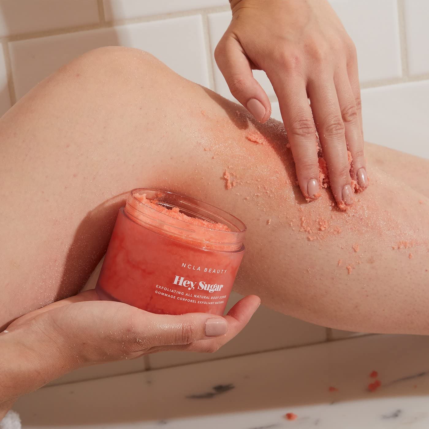Ncla - Hey, Sugar Natural Body Scrub | Clean, Natural, Non-Toxic Beauty (Pink Grapefruit; 250G | 8.8Oz) : Beauty & Personal Care