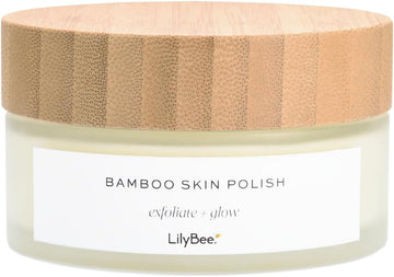 Lilybee - Bamboo Skin Polish, 90G - All Skin Types Including Sensitive Skin - Moringa And Pomegranate Seed Oil - High Concentration