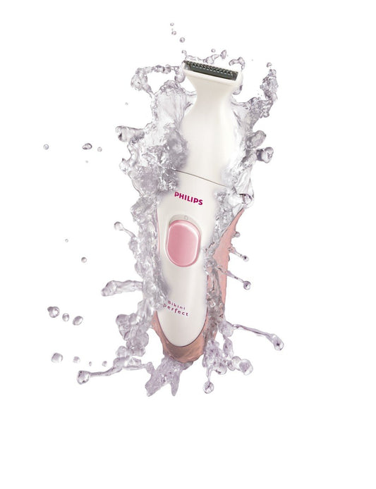 Philips Beauty Bikiniperfect Advanced Women'S Trimmer Kit For Bikini Line, Rechargeable Wet & Dry Use, 3 Attachments Hp6376/61