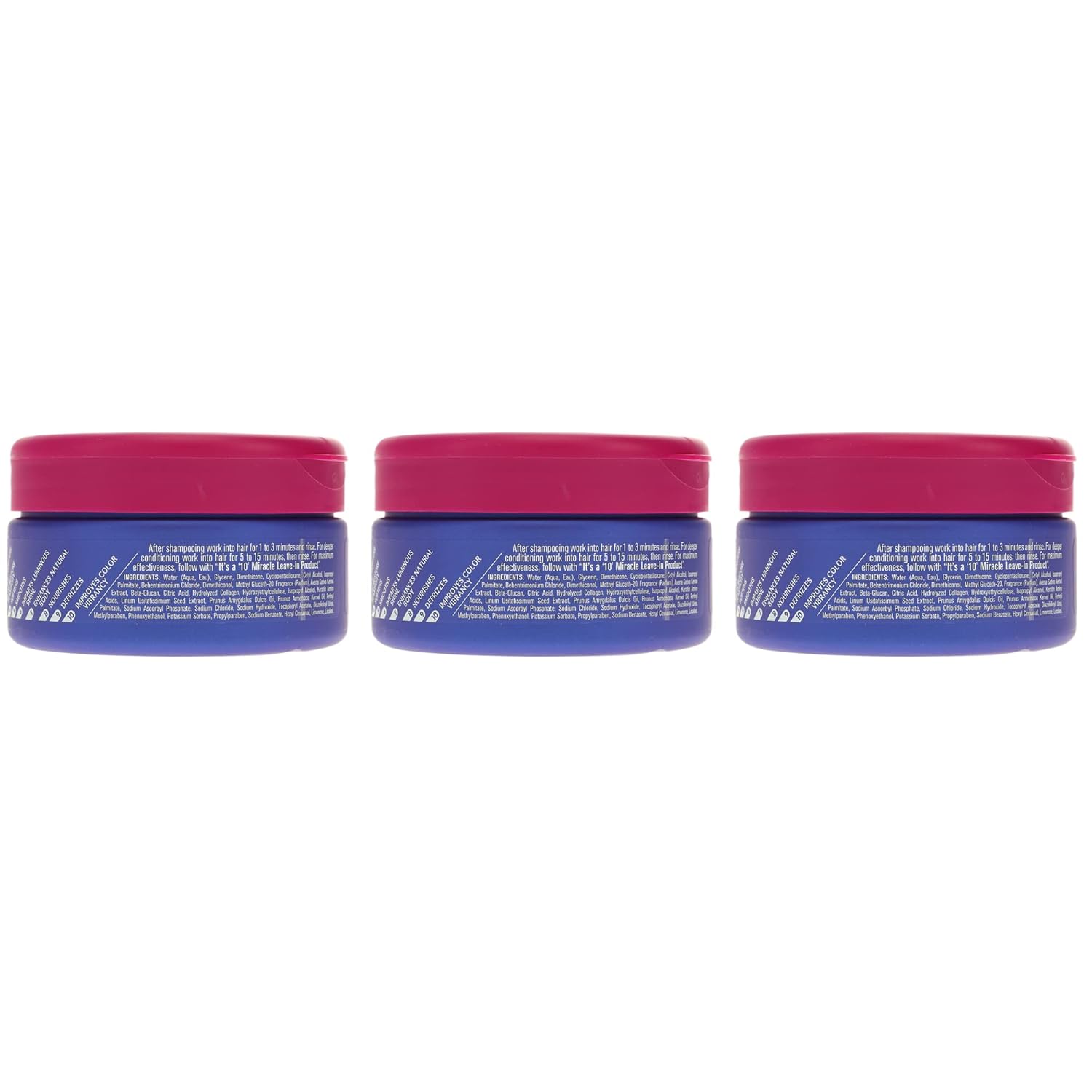 It's a 10 Haircare Miracle Hair Mask, 8 fl. oz. (Pack of 3) : Beauty & Personal Care