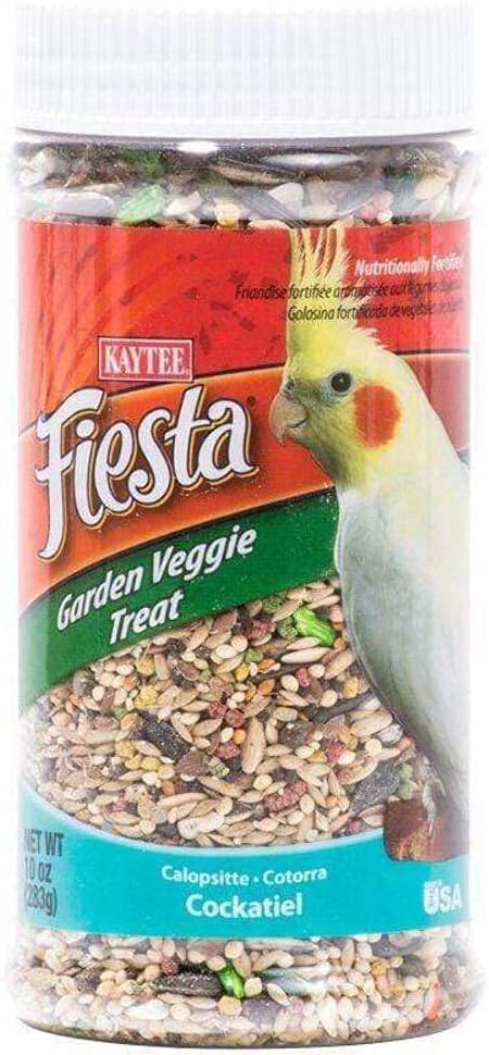 Kaytee Garden and Veggie Treat Jar - Cockatiel 10 oz : Pet Supplies