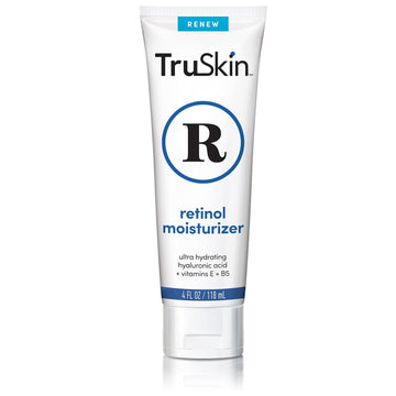 Truskin Retinol Face Moisturizer – Powerful Anti-Aging Face Moisturizer For Women With Retinol, Hyaluronic Acid & Vitamin E – Retinol Cream For Face Promotes A More Youthful Appearance, 4 Fl Oz