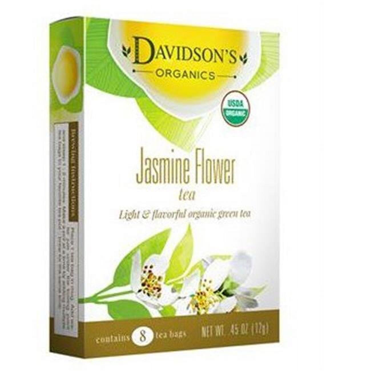 Davidson's Organics, Jasmine Flower, 100-count Unwrapped Tea Bags : Green Teas : Grocery & Gourmet Food