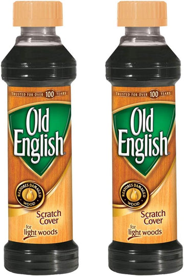 Old English Scratch Cover For Light Woods, 8 fl oz Bottle, Wood Polish (Pack of 2)
