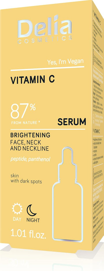Delia Cosmetics - Anti-Wrinkle Serum - Retinol - Mature Skin - Reduces Wrinkles. Enhances Regeneration - Strengthened, Nourished Skin - Vegan - 30Ml