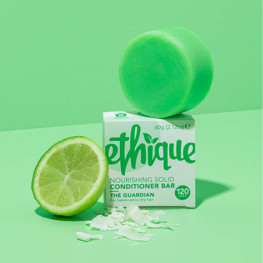 Ethique Nourishing Solid Conditioner Bar for Balanced to Dry & Damaged Hair - The Guardian - Vegan, Eco-Friendly, Plastic-Free, Cruelty-Free,2.12 oz (Pack of 1)