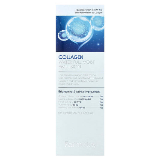 Farm Stay Collagen Water Full Moist Emulsion 200Ml / 6.76Oz