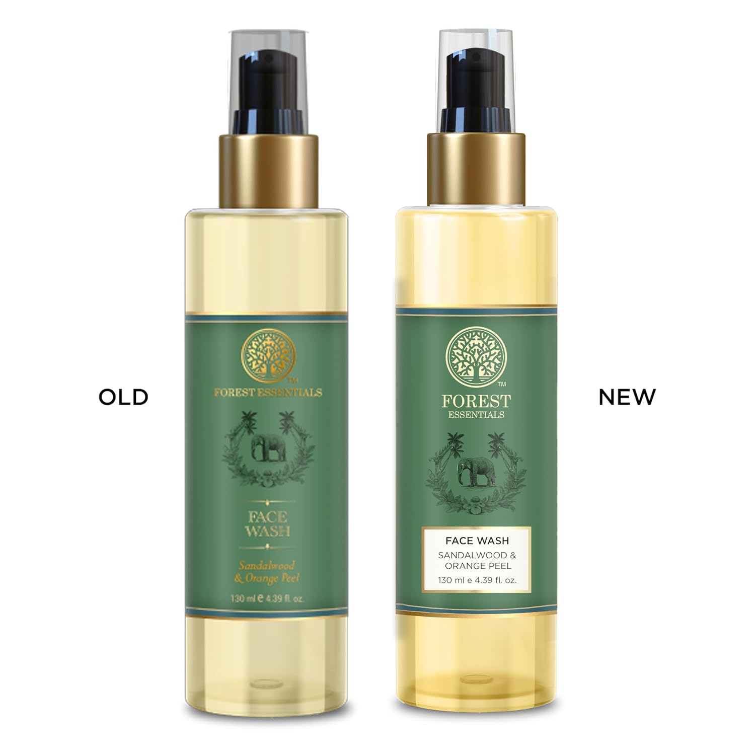 Forest Essentials Facial Cleanser Sandalwood & Orange Peel 130Ml (Face Wash) : Beauty & Personal Care