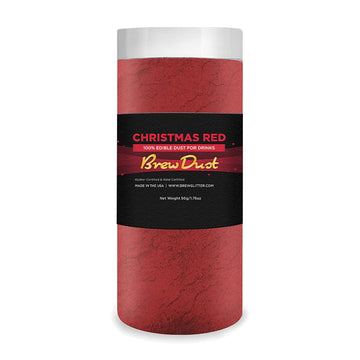 Bakell'S Christmas Red Brew Dust (50G, 1X Jar) | Edible Glitter Dust For Beer, Cocktails And Mocktail Beverages!