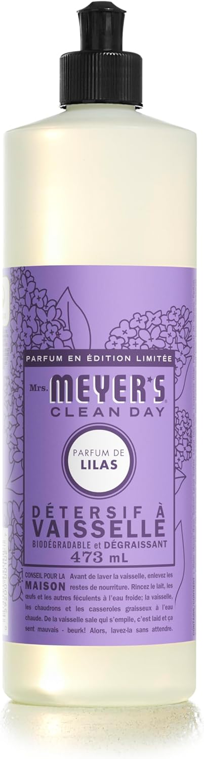 MRS MEYER'S Lilac Dish Soap, 473 ML
