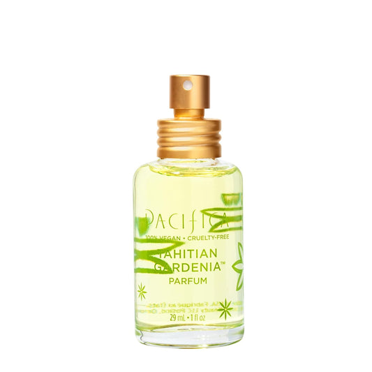 Pacifica Tahitian Gardenia Spray Perfume - Vegan, Cruelty-Free Perfume with Essential Oils in Recyclable Glass Bottle