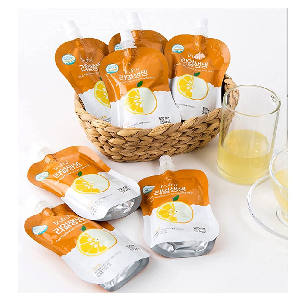 Pure Plan Trufru Real Yuja Juice 100Mlx15 Korean Citron Healthy And Beauty Juice Vitamin C