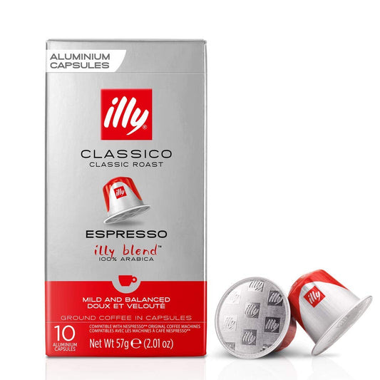 Illy Espresso – Nespresso Compatible Coffee Capsules. All 5 Blends Variety Pack: Intenso, Classico, Forte, Lungo, Decaf