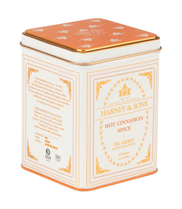 Harney & Sons Classic Hot Cinnamon Spice Tea, 20 Tea Sachets, 1.4 Oz
