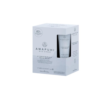 Awapuhi Wild Ginger By Paul Mitchell Hydratriplex Treatment (4-Pack), Ideal For Dry + Frizz-Prone Hair