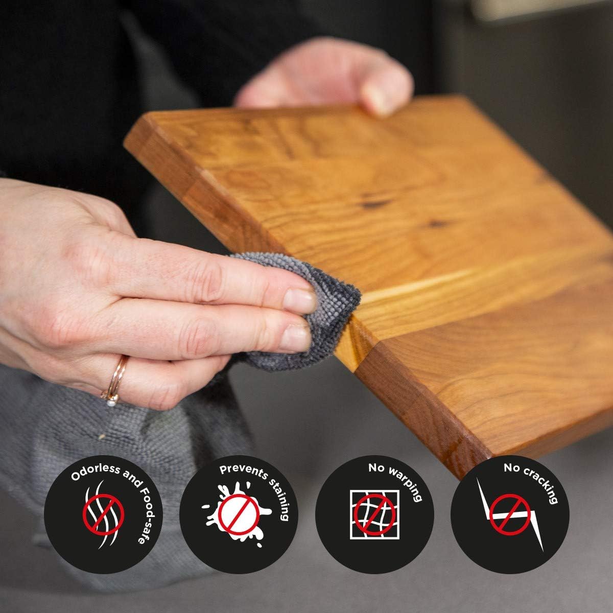 Cutting Board Food Grade Mineral Oil (8,5 oz) - Revitalize Cutting Board, Butcher Block, Countertops and Wood Utensils - Food Safe - Made in North America : Health & Household
