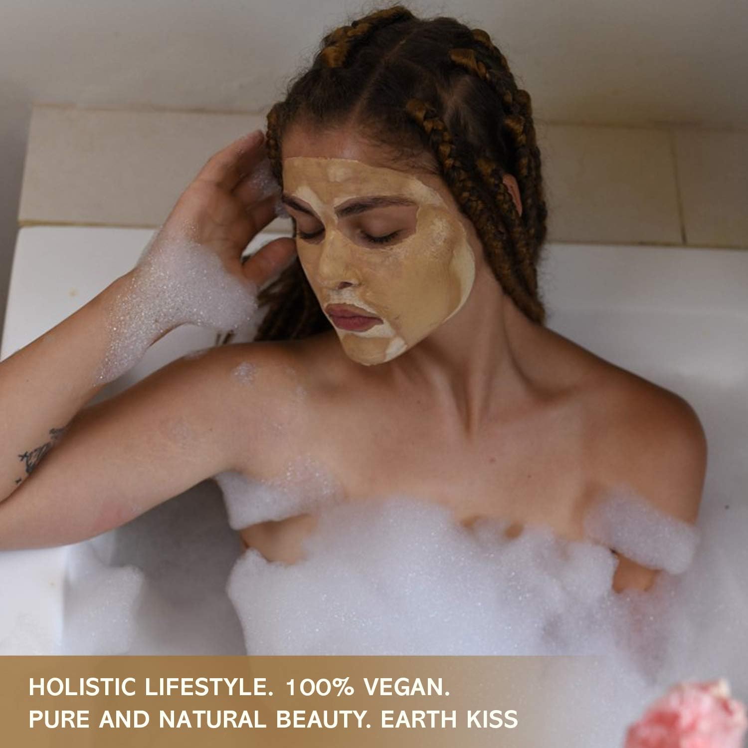 Earth Kiss Super Naturals Detoxifying Kombucha and Turmeric Clay Mask (10g) : Amazon.co.uk: Beauty