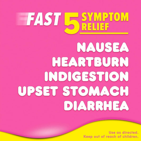Pepto Bismol Liquid For Nausea, Heartburn, Indigestion, Upset Stomach And Diarrhea Relief, Cherry Flavor 8 Oz