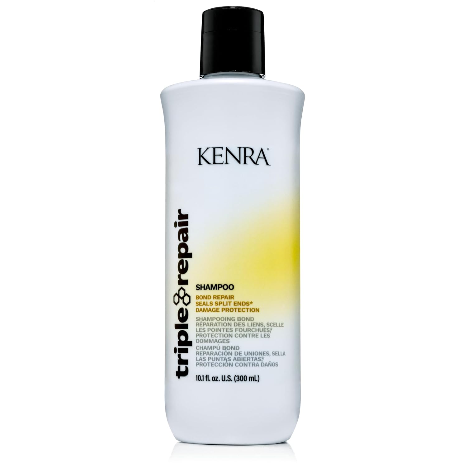 Kenra Triple Repair Shampoo | Targets & Repairs Weak Or Broken Bonds | Split Ends | Damaged Hair | Bond Builder | Sulfate-Free