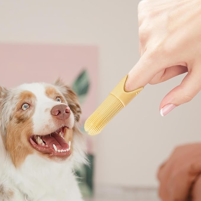 360° Dog & Cat Toothbrush – Pet Dental Care Kit for Dogs & Cats | Soft Bristles for Gentle Teeth Cleaning-PACK OF 2