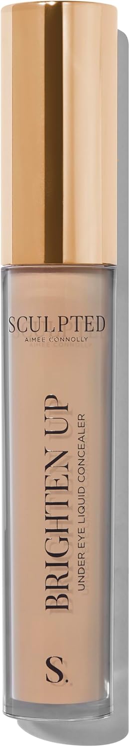 Brighten Up Under Eye Concealer From Sculpted By Aimee (Hazelnut) - 7Ml Light Coverage Mineral Liquid Makeup Concealer For Hydrating Delicate Skin & Dark Circles With Niacinamide And Hyaluronic Acid