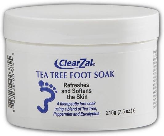 ClearZal Silk Tea Tree Foot Soak 215g : Amazon.co.uk: Beauty
