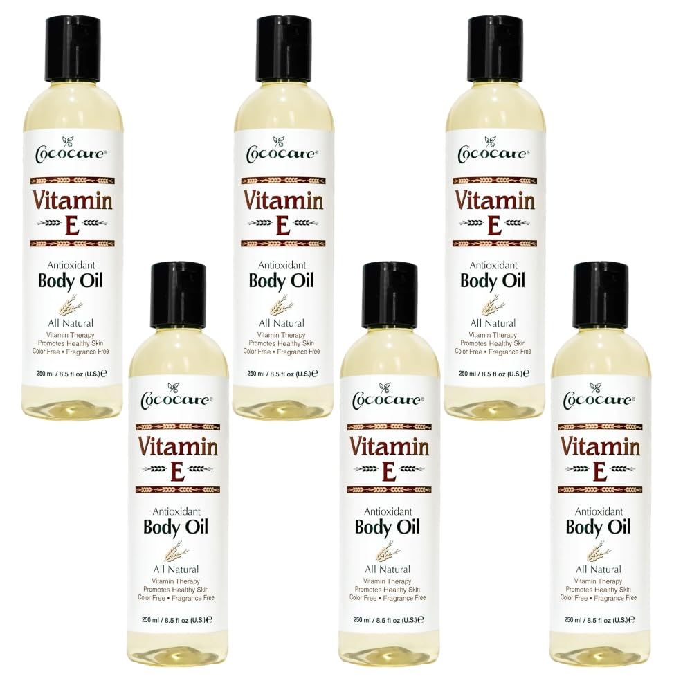 Cococare Natural Vitamin E Antioxidant Body Oil - Vitamin Therapy For All Skin Types - 8.5 Fl Oz