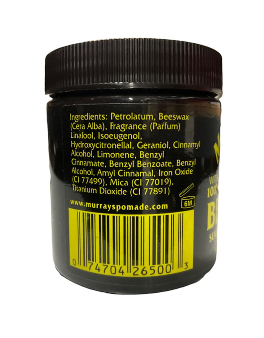 Murrays Black Beeswax 3.5 Ounce Jar (103Ml) (3 Pack) : Beauty & Personal Care