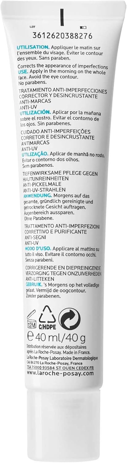 La Roche-Posay Effaclar Duo+ Spf30 For Oily, Breakout-Prone Skin 40Ml