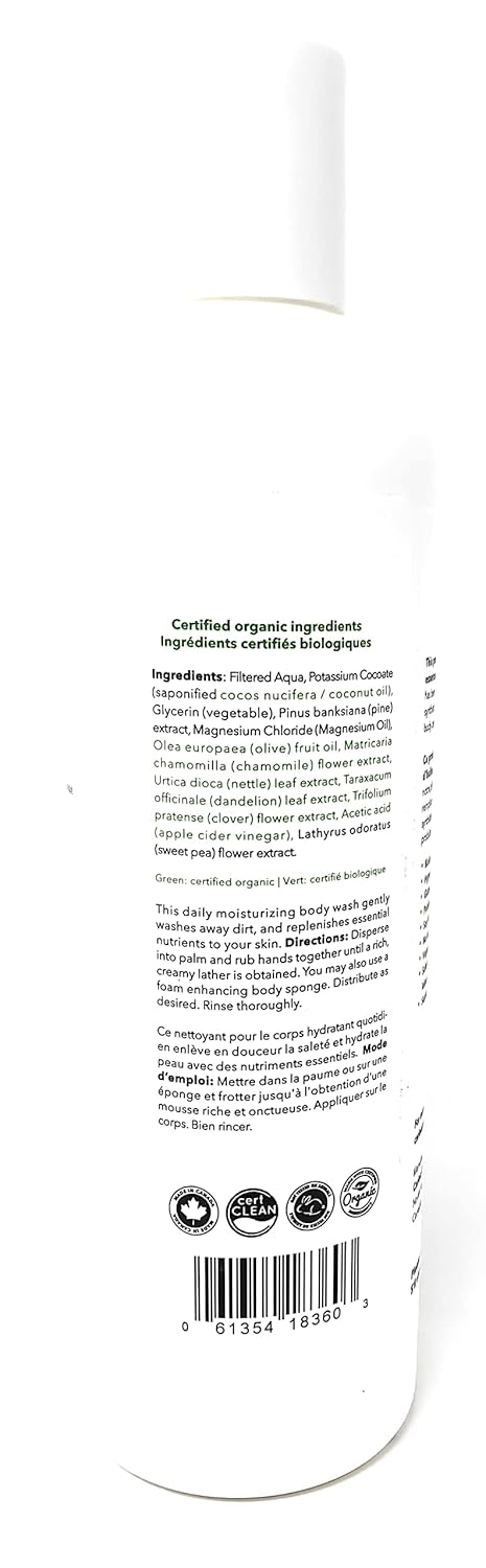 Carina Organics Sweet Pea Daily Moisturizing Body Wash : Beauty & Personal Care