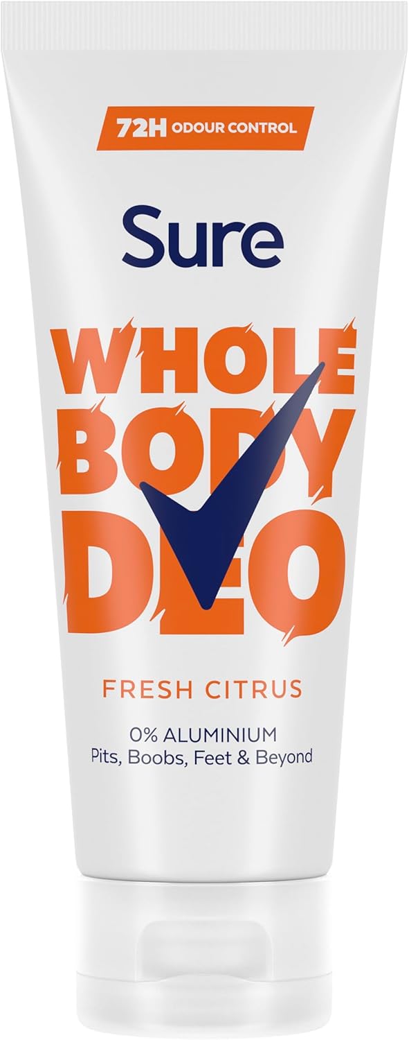 Sure Fresh Citrus Whole Body Deodorant Women'S Deodorant Cream With A Fresh & Airy Fragrance For 72 Hour Odour Control 75 Ml