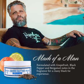 Maestro'S Classic Beard Butter | Anti-Itch, Extra Soothing, Hydrating Beard Creme For All Beard Types & Lengths- Speakeasy Blend, 4 Ounce