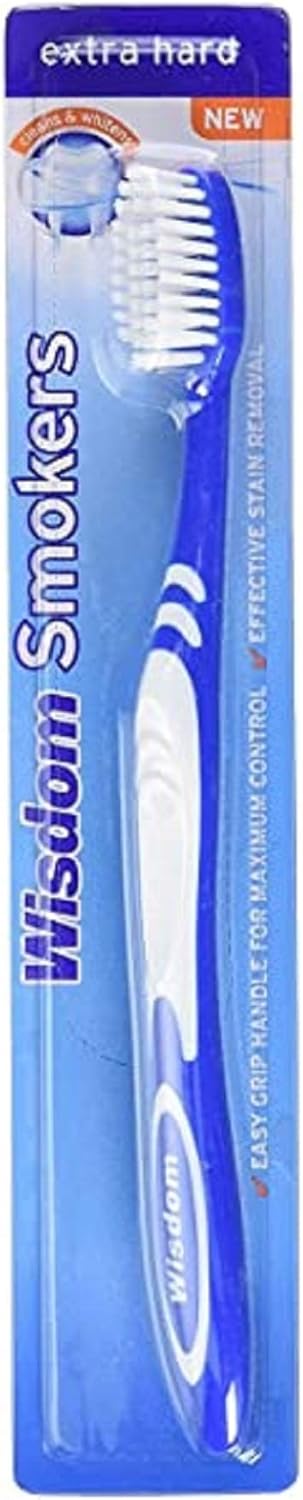 Wisdom Smokers Extra Hard Brush Toothbrush (Previously Addis) By Wisdom